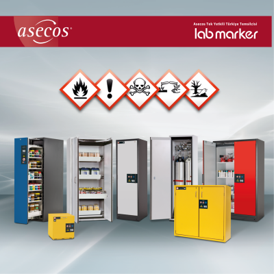 Asecos Kimyasal Güvenlik Dolapları