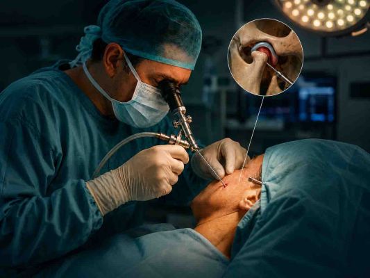 Çene Eklemi Cerrahisinde Küçük Kesiyle Hibrit Yöntem