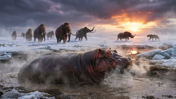 Buzul Çağında Almanya’da Su aygırları ve Mamutlar Yan Yana Yaşamış!