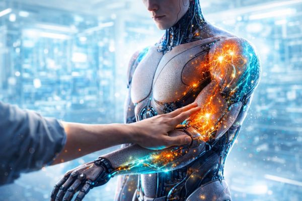 Robotlar Artık Hissetmeye Başlıyor: Elektronik Cilt, Yaralanmaları Tespit Edip Anında Tepki Veriyor