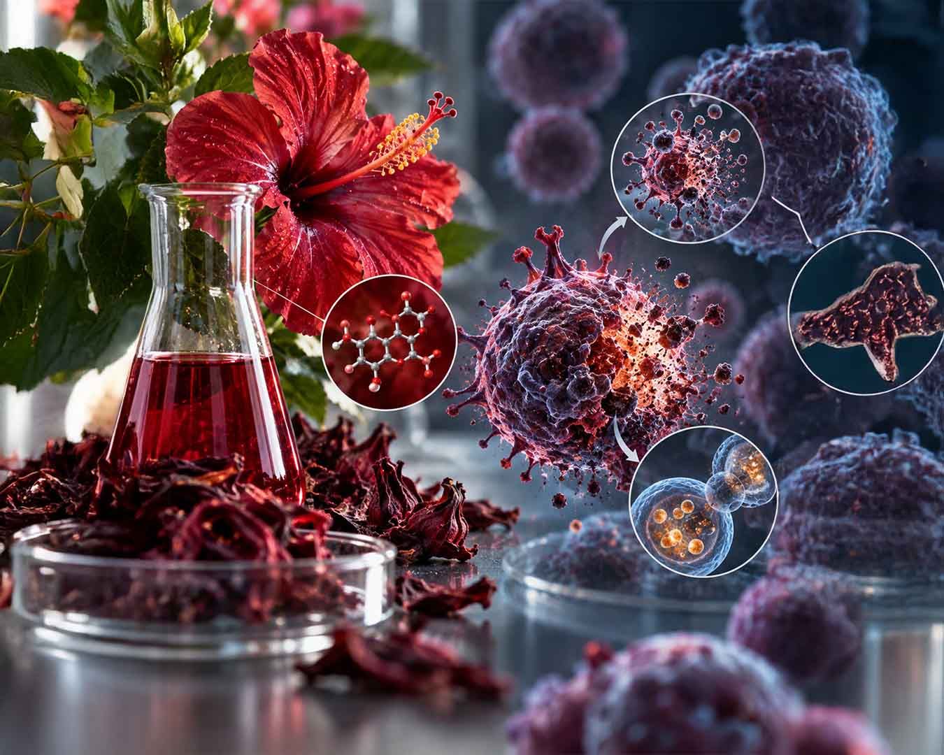 Hibiskustaki Bir Bileşik Melanom Hücrelerinde Ölüm Sürecini Tetikledi: Ancak Bulgular Şimdilik Laboratuvarla Sınırlı